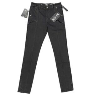 ANOM DENIM Cascade Gold/Black Wash Size 30 Skinny Fit Streetwear